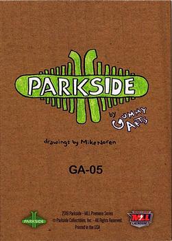 2019 Parkside Major League Lacrosse - Gummy Arts #GA-05 Mark Cockerton Back
